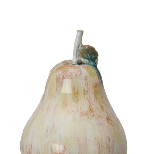 Creative Co-Op Stoneware Pear Accent Decor, Multicolor