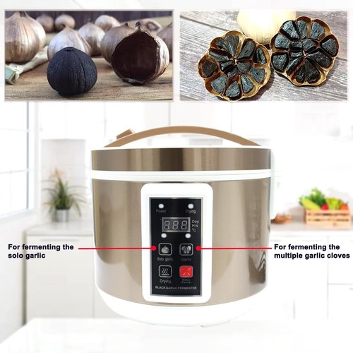 INTBUYING 6L Black Garlic Fermenter，Garlic Ferment，Black Garlics Ferment Pot，Full Automatic Intelligent Control Black Garlics Maker Black Garlic Maker