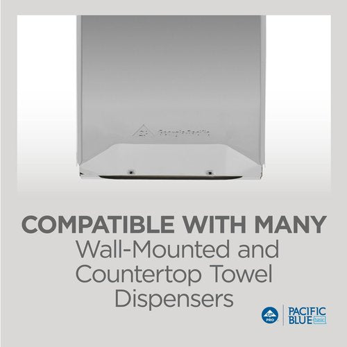 Pacific Blue Basic Multifold Paper Towels by GP PRO (Georgia-Pacific), White, 20204, 250 Towels Per Pack, 16 Packs Per Case, (Case of 16 Packs, 250 per Pack)