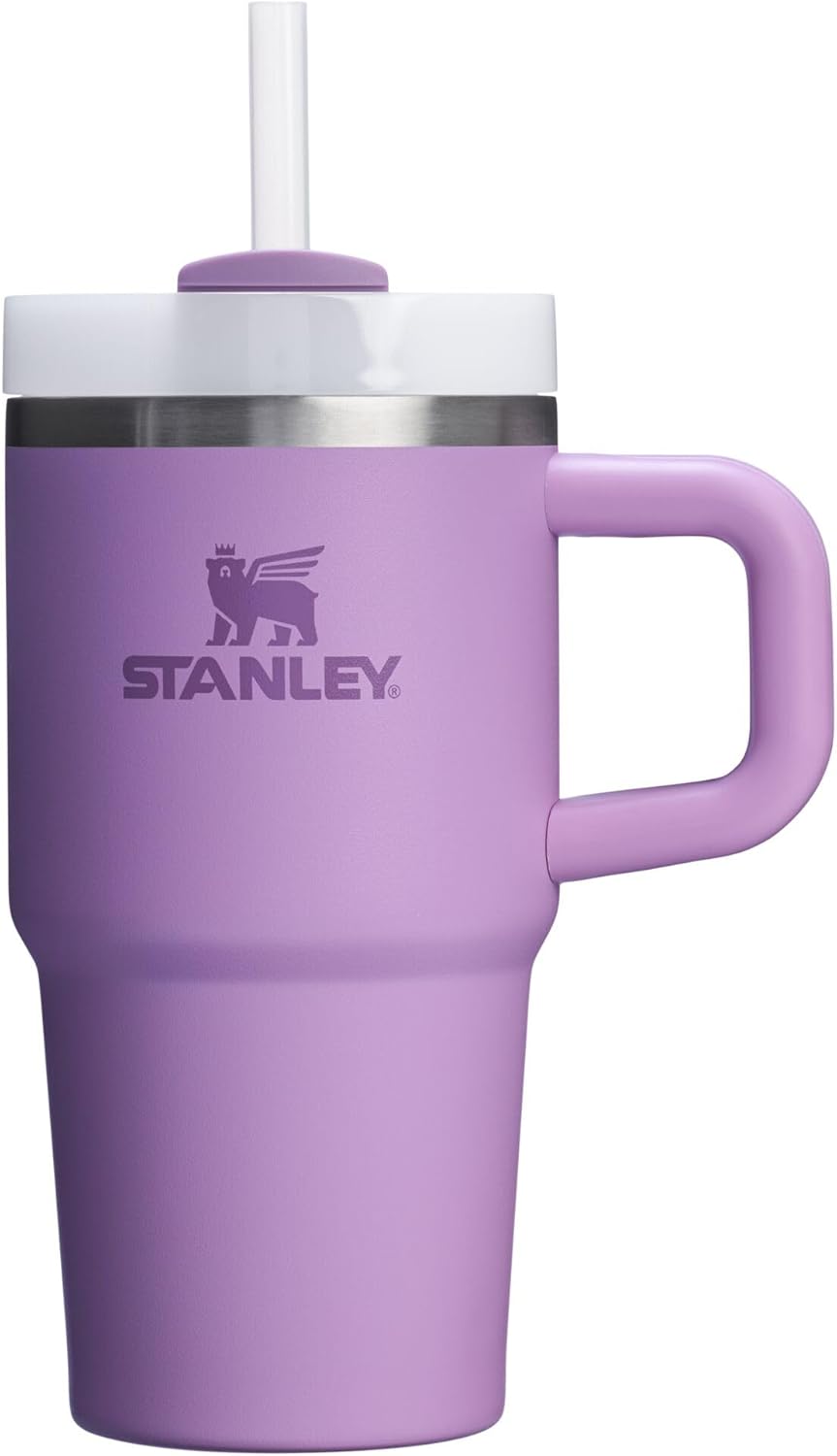 STANLEY Quencher H2.0 Tumbler - 20 oz Insulated Stainless Steel Cup with Handle & Straw | BPA-Free | Lilac