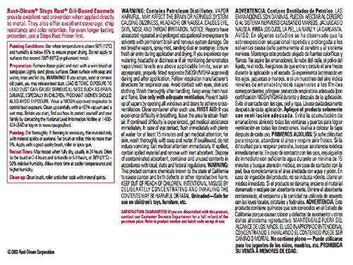 Rust-Oleum Stops Rust Enamel Paint, Gloss Sand, 32 Fl Oz Quart