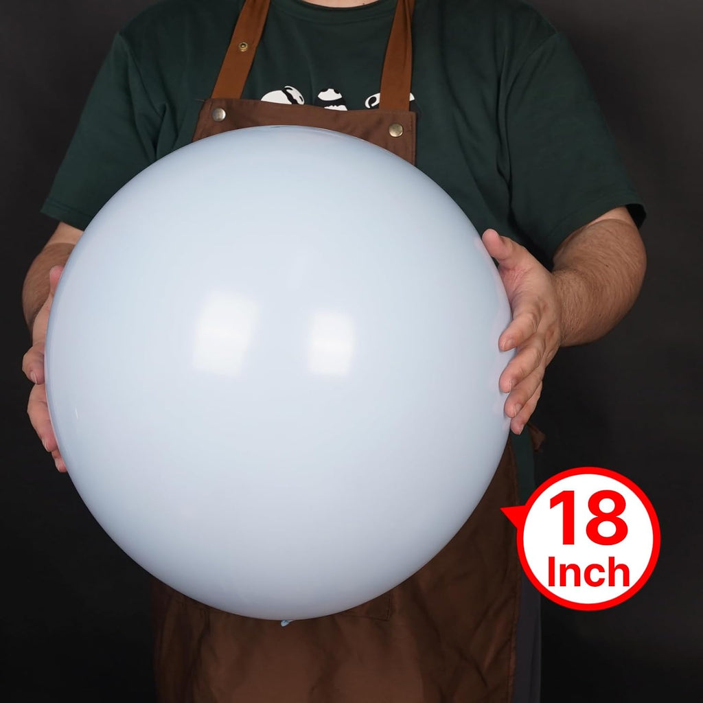 PartyWoo Pastel Rainbow Balloons - 20pcs 18 Inch Latex for Baby Showers, Gender Reveals & Celebrations