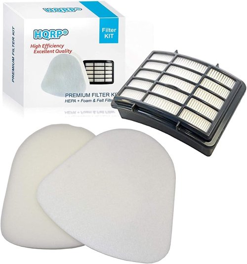 HQRP Filter Kit - HEPA & Foam/Felt Compatible with Shark Navigator NV350 Series | Ultimate Clean Solution