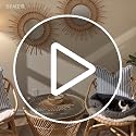 Fringe Throw Pillow Covers, 18x18 Inch Baby Brown Cotton Linen, Set of 2