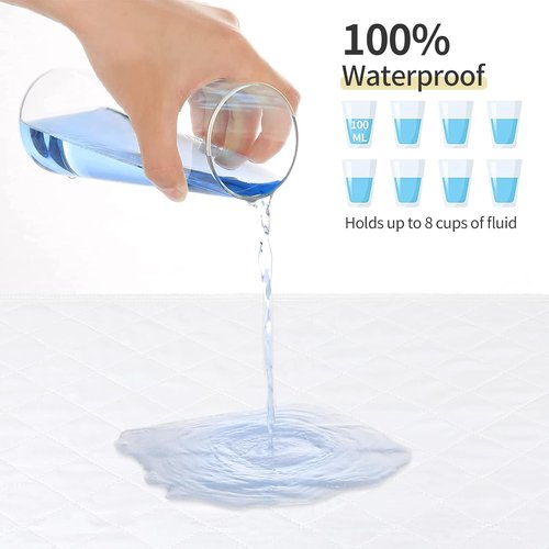 CoolShields Waterproof Bed Pads - Washable & Reusable Mattress Protector for Kids & Adults | 34'' x 52''