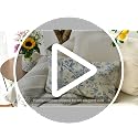 AVOIN Chinoiserie Birds & Trees Throw Pillow Cover, 12x20 Inch Lumbar Case