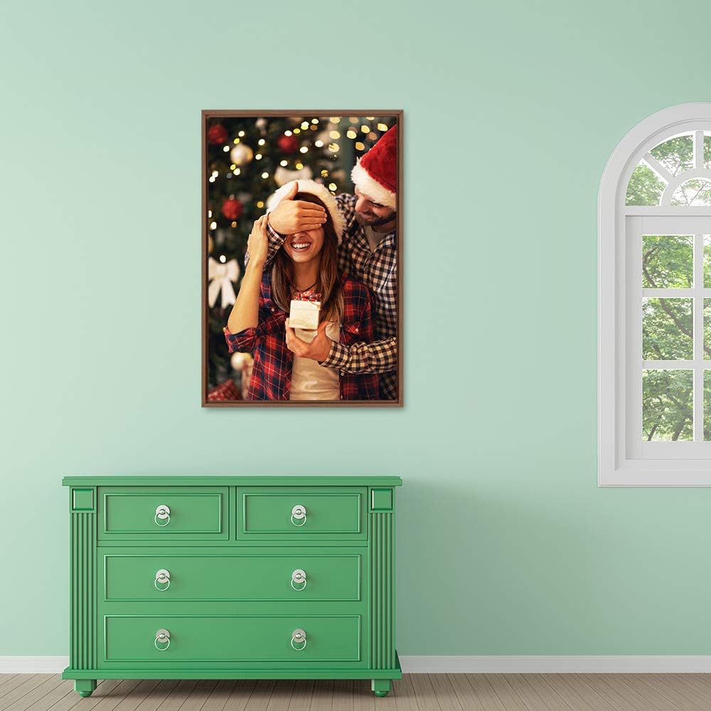Wall26 Framed Canvas Wall Art - Custom Home Decor for Living Room & Bedroom | 24"x36", Natural Frame