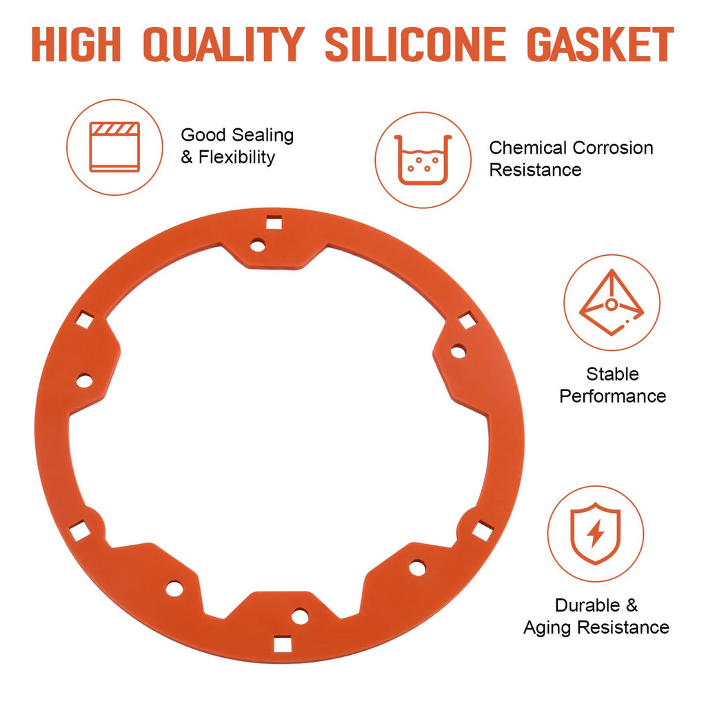 Combustion Blower Motor Gasket Replacement for Quadrafire Mt Vernon Ae Stove Srv7000-714，Pellet Stove Combustion Blower Gasket Fireplace Parts - Used to Seal Up The Combustion Chamber (1 Piece)