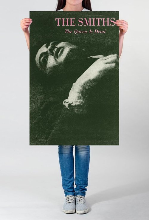 CINEMAFLIX The Smiths "The Queen Is Dead" Album Cover Poster - 24 x 36 Inches Unframed Wall Art