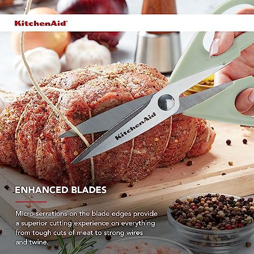 KitchenAid Kitchen Shears - Premium Stainless Steel, 8.72 Inch, Soft Grip Handle
