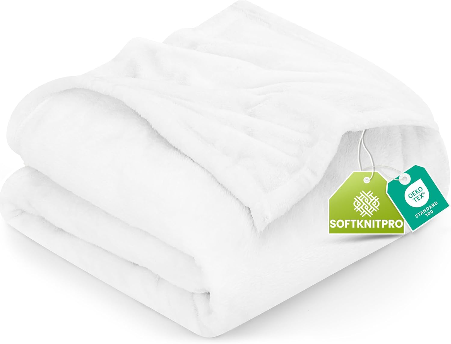 Utopia Bedding Fleece Blanket - Ultra Soft King Size White (90x102 Inches) | Cozy All-Season Microfiber Decor