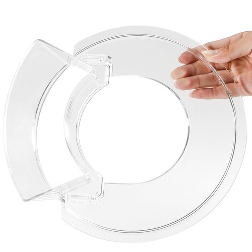 Pouring Shield for KitchenAid- Splash Guard with Removable Pouring Chute for KitchenAid 5.5-7 Quart Bowl-Lift Stand Mixer
