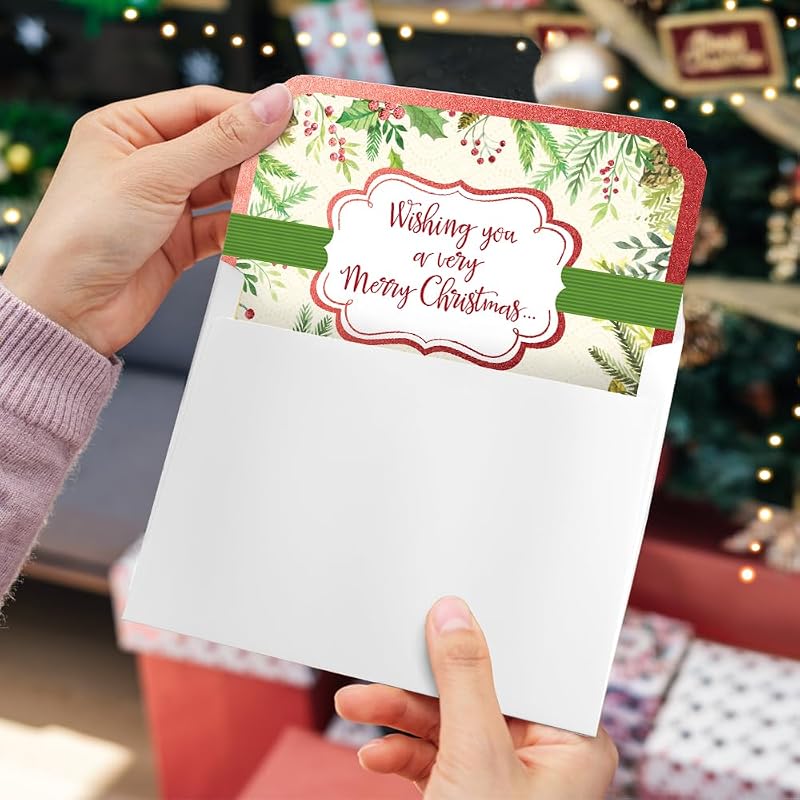 Very Merry Christmas Boxed Cards - 15 Holiday Greeting Cards with Envelopes (Designer Greetings) Variation: Very Merry Christmas+15 Boxed Cards