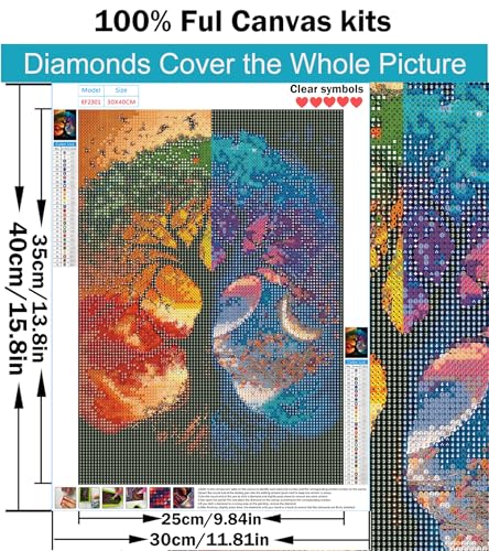 Tree of Life 5D Diamond Painting Kit for Adults Full Drill 12x16 In
