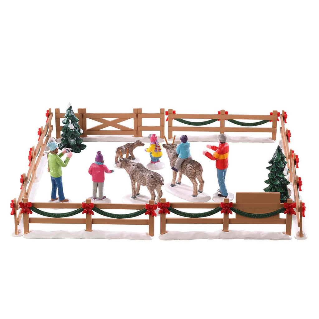 Lemax - Vail Village - Accessory: Reindeer Petting Zoo