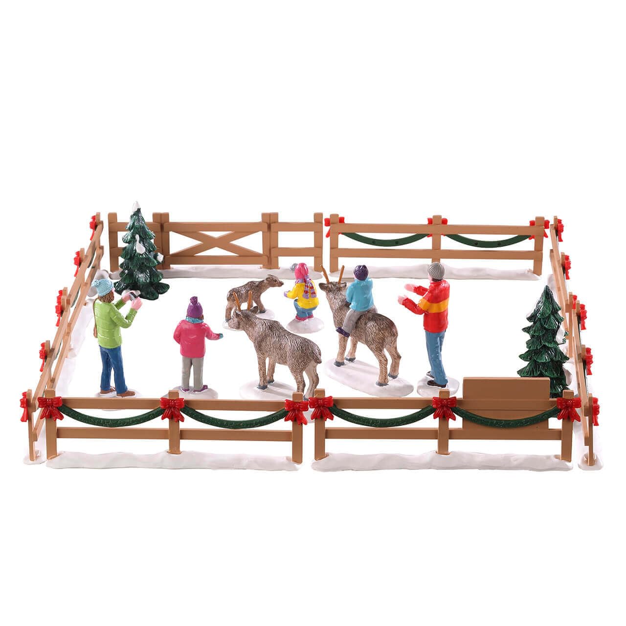 Lemax - Vail Village - Accessory: Reindeer Petting Zoo