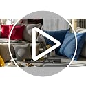 Encasa XO 18x18 Cotton Throw Pillow Covers (Pack of 2) - White