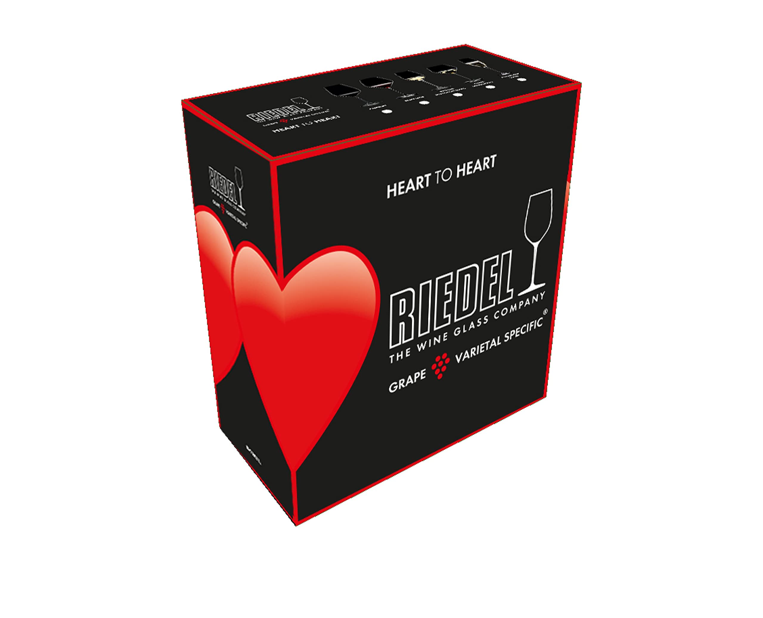 Riedel Heart To Heart Cabernet Sauvignon Glasses, Set of 2