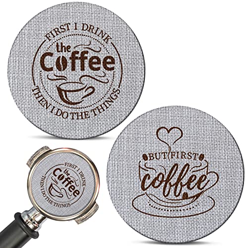 Yaomiao 53.3mm Espresso Puck Screen, 1.7mm Stainless Steel Coffee Filter (2 Pcs)