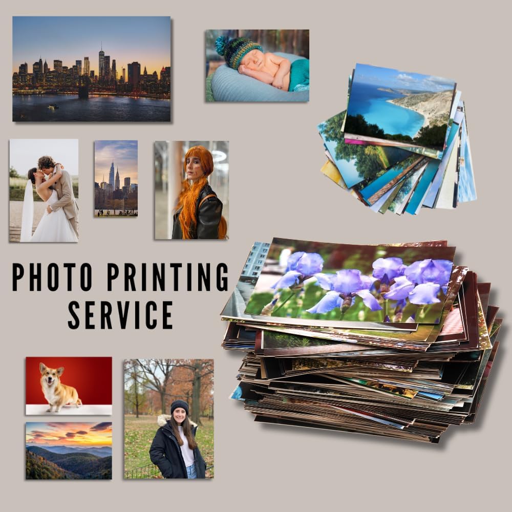 Photo Print - Custom Sizes 3.5x5 to 13x19 Inches | Premium Quality Glossy or Matte Paper