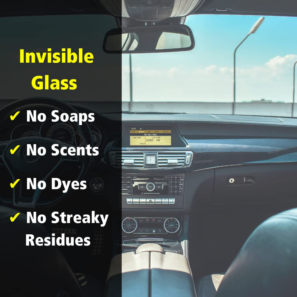 Invisible Glass 92163-2PK Premium Glass Cleaner Spray for Car Windshields and Windows – Automotive and Home Window Cleaner – Streak-Free, Ammonia-Free, Tint-Safe – 16 fl oz (Pack of 2)