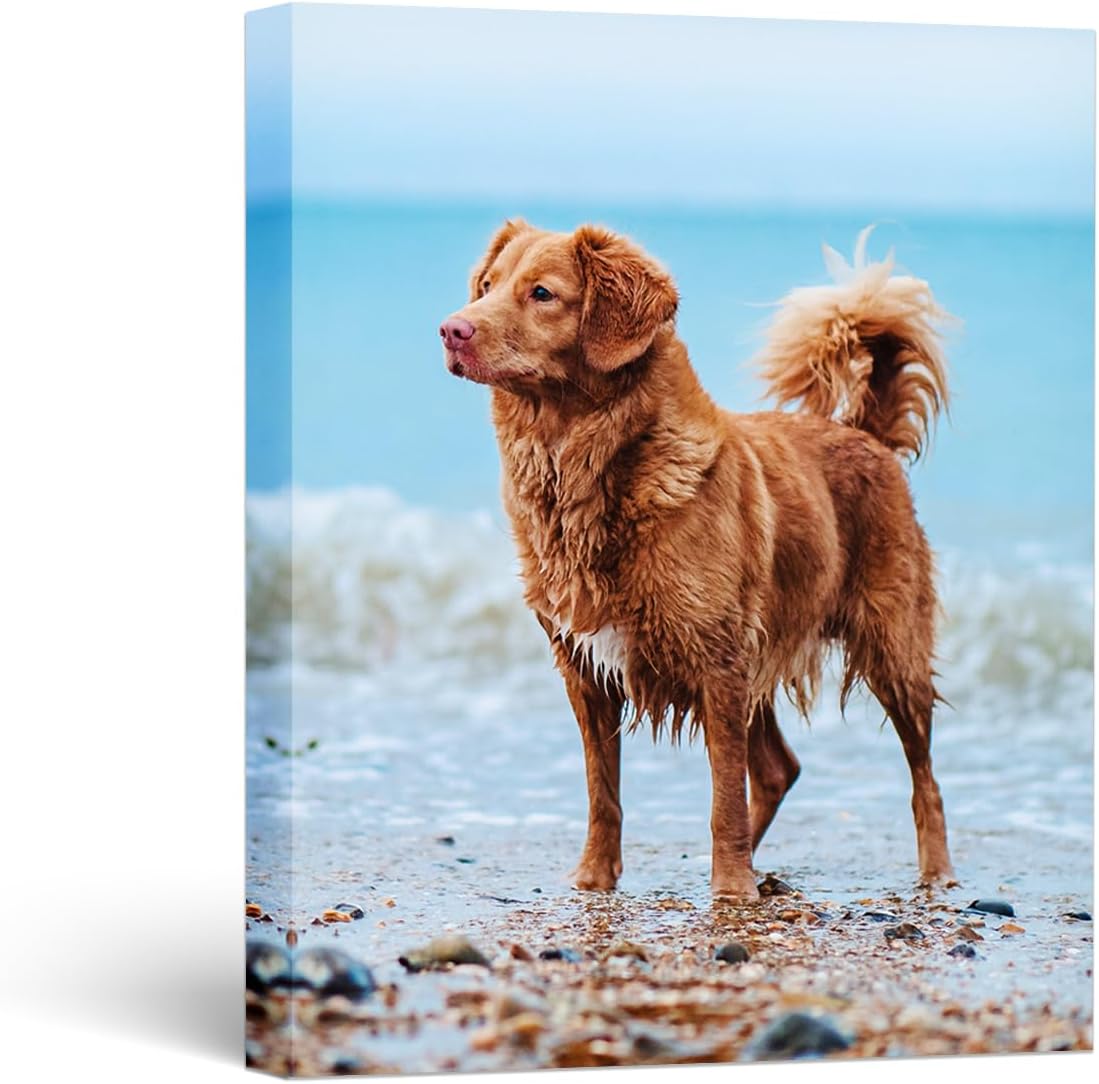 WEGA Custom Canvas Prints - Personalized Wall Art with Your Photos | 8'' W X 10'' H Framed for Home Decor