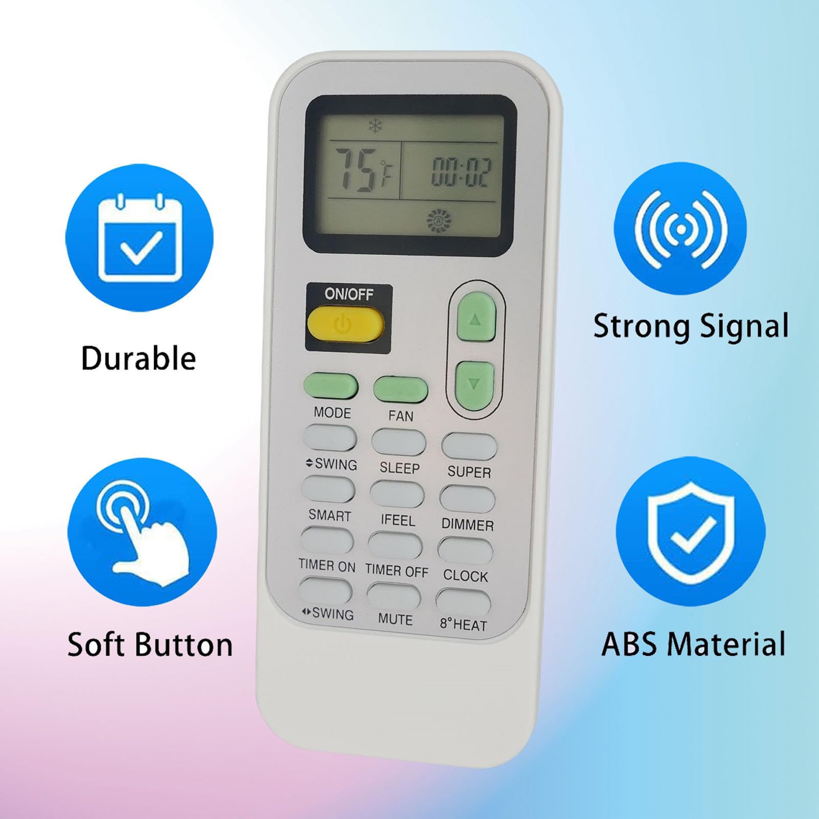 Replacement Remote Control for Air Con Air-Con Hisense Air Conditioner Remote Controller DG11J1-72