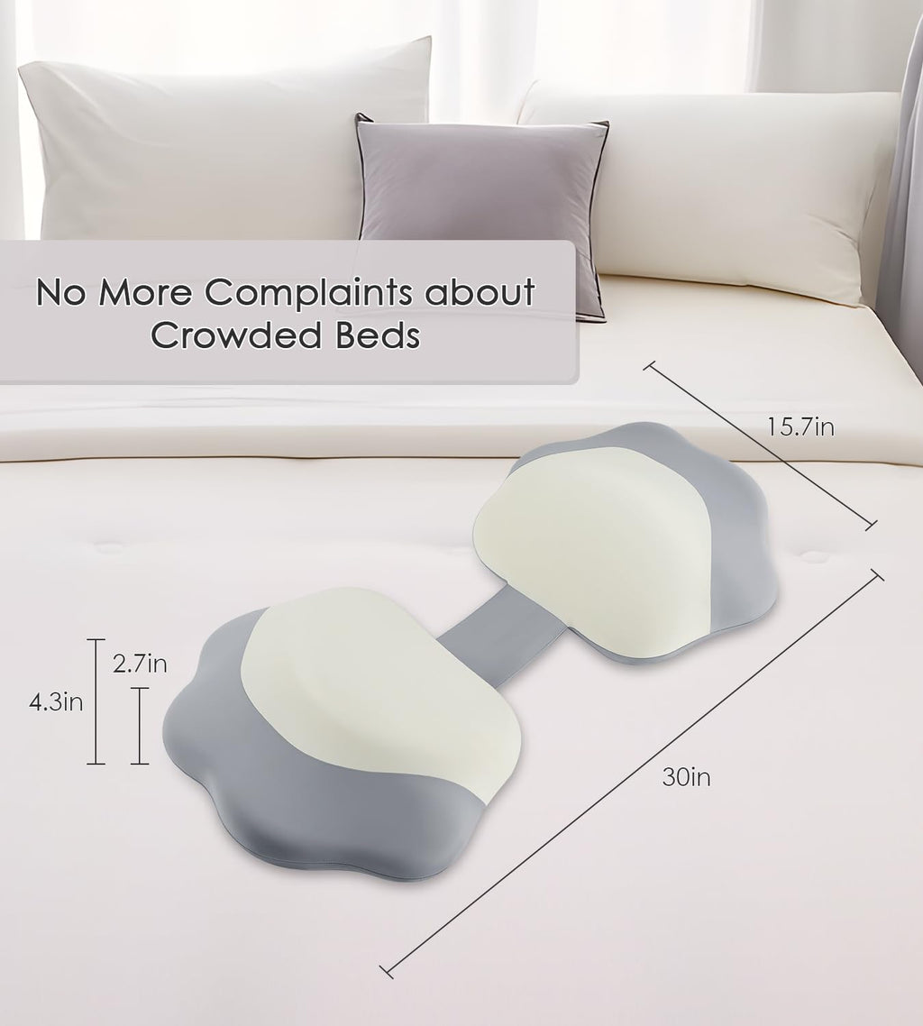 Memory Foam Pregnancy Pillows for Sleeping, Side Sleeper Maternity Pillow Support for Back Belly HIPS, Adjustable Wedge Pillow for Pregnant Women, Side Sleeping Pregnant Pillows with Pillowcase