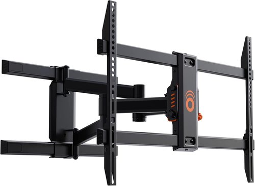 ECHOGEAR Full Motion TV Wall Mount Bracket - Smooth Extension, Swivel & Tilt for TVs Up to 82" - Easy Install Template & Cable Management