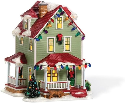Department 56 Christmas Story Village - Bumpus House Lit Building | Festive Holiday Decor