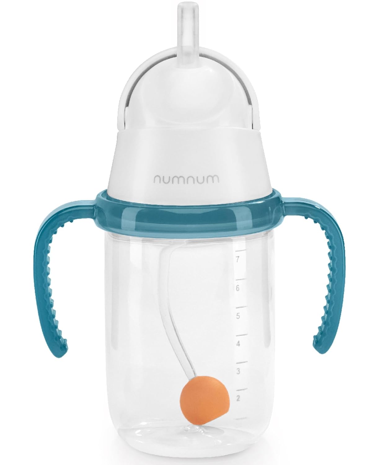 NumNum Baby Spoons Set - Bundle of 2 with Baby Straw Training Cup | Perfect for Mealtime