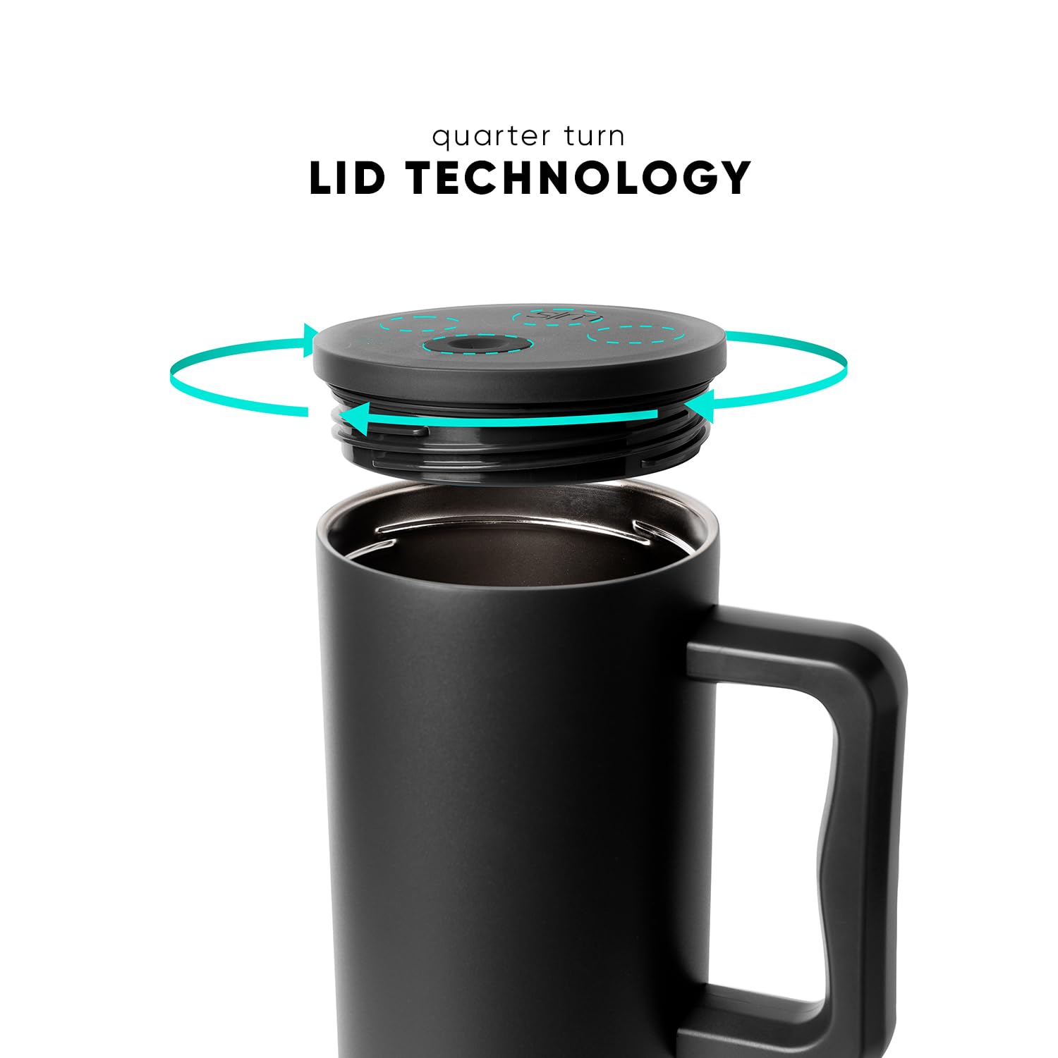 Simple Modern 40 oz Trek Tumbler with Handle and Straw Lid | Cup Holder Friendly Insulated Stainless Steel Travel Mug | Berry Twist