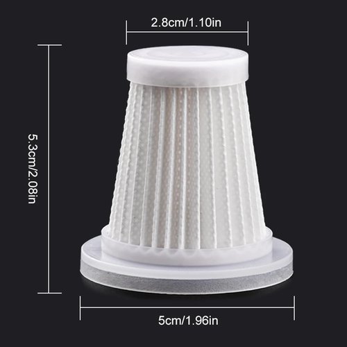 IYOFINE Car Vacuum Cleaner Original Filter Set, 5 HEPA Filter, Adapted to IYOFINE V8 Plus/ST-6653 Plus Handheld Vacuum Cleaners,Robust and Durable, Washable 5 PCS (5 Pack)