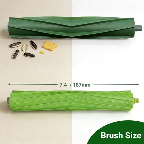 iRobot Roomba Replacement Parts - Rubber Roller Brushes for E, I, & J Series Vacuum Cleaners | 2 Sets