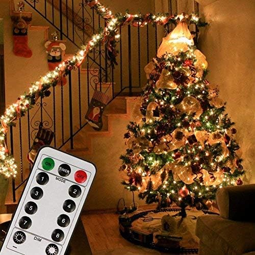 Koopower 65ft 200 LED Indoor String Lights - Remote & Timer, 8 Dimmable Modes | Warm White Fairy Lights for Bedroom, Wedding, Party, Christmas