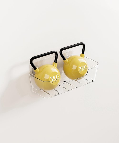 COLINCH Bathtub Toy Storage – Clear Bath Toy Holder with Drainage Holes, Wall-Mounted No-Drill Organizer for Kids’ Tub Toys