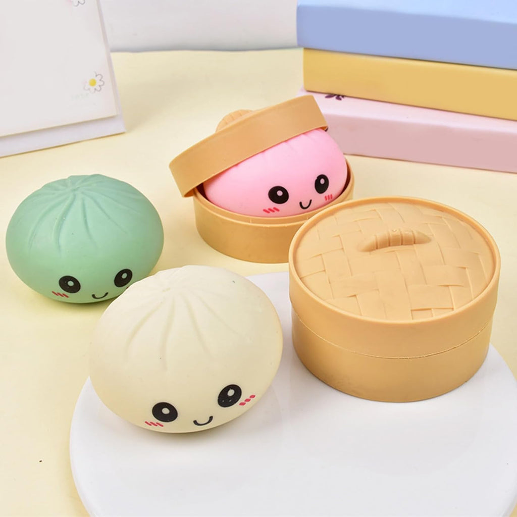 Squishy Dumpling | Glitter Squeeze Stress Relief Balls - Green Mystery Box of Decompression Toys