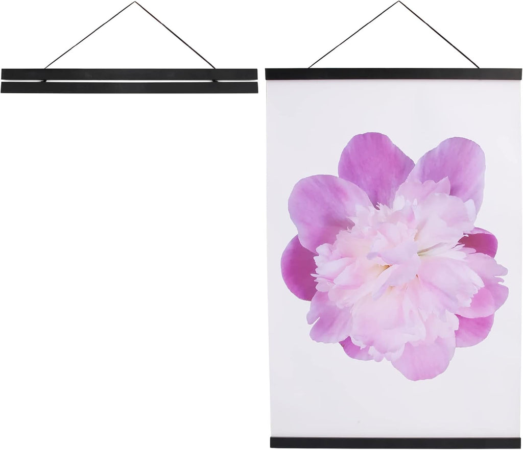 Aynoo Magnetic Poster Hanger Frame - 20 Inch Picture Frame Hanger in Black | Versatile Sizes 20x30, 20x28, 20x36, 20x24