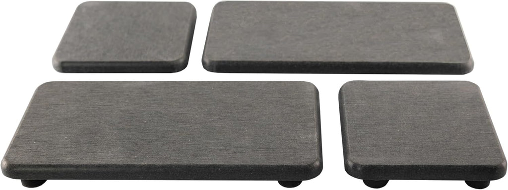 NiuYichee Diatomite Coasters Set of 4 - Water Absorbent Kitchen & Bathroom Trays for Soaps & Plants