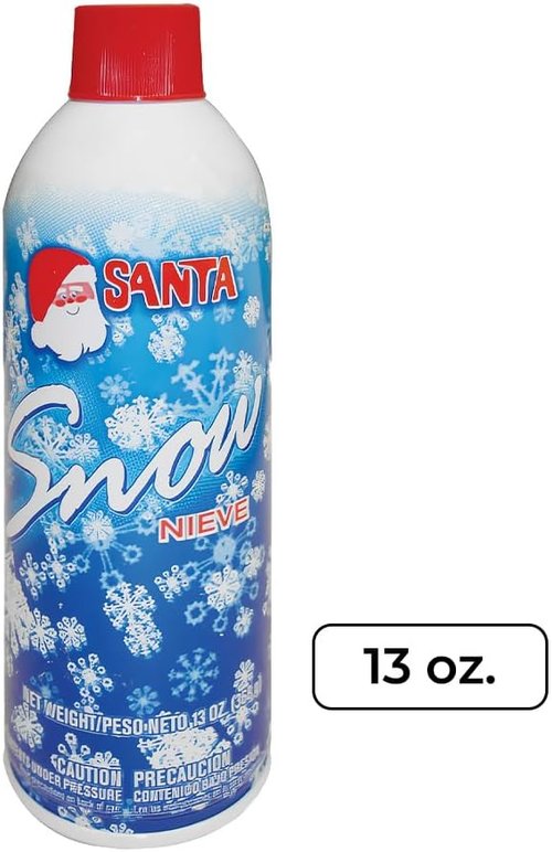 Brite Star 13Oz Aerosol Spray Snow - Perfect for Holiday Decorations & Winter Wonderland Effects