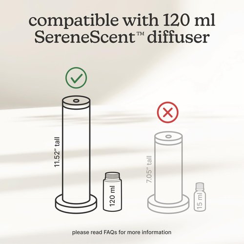 Homedics SereneScent Waterless Diffuser Oil Refill — Enchantment (120ml). Clean, Warm & Sensual Home Fragrance. Compatible with SereneScent Diffusers. Easy Twist Plug & Play