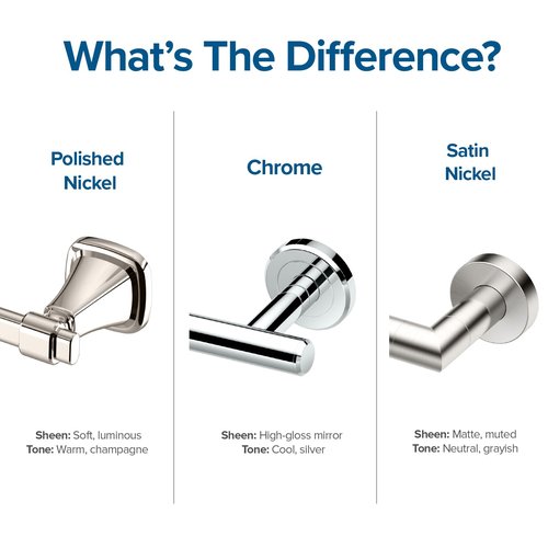 Gatco 5465 Locke Single Robe Hook, Wall Mounted Hook for Bathroom Towels & Robes, Satin Nickel