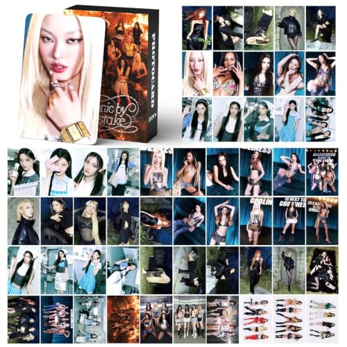 Kpop Girl Group Lomo Card Set - KATSEYE, LE SSERAFIM, ILLIT (55PCS)