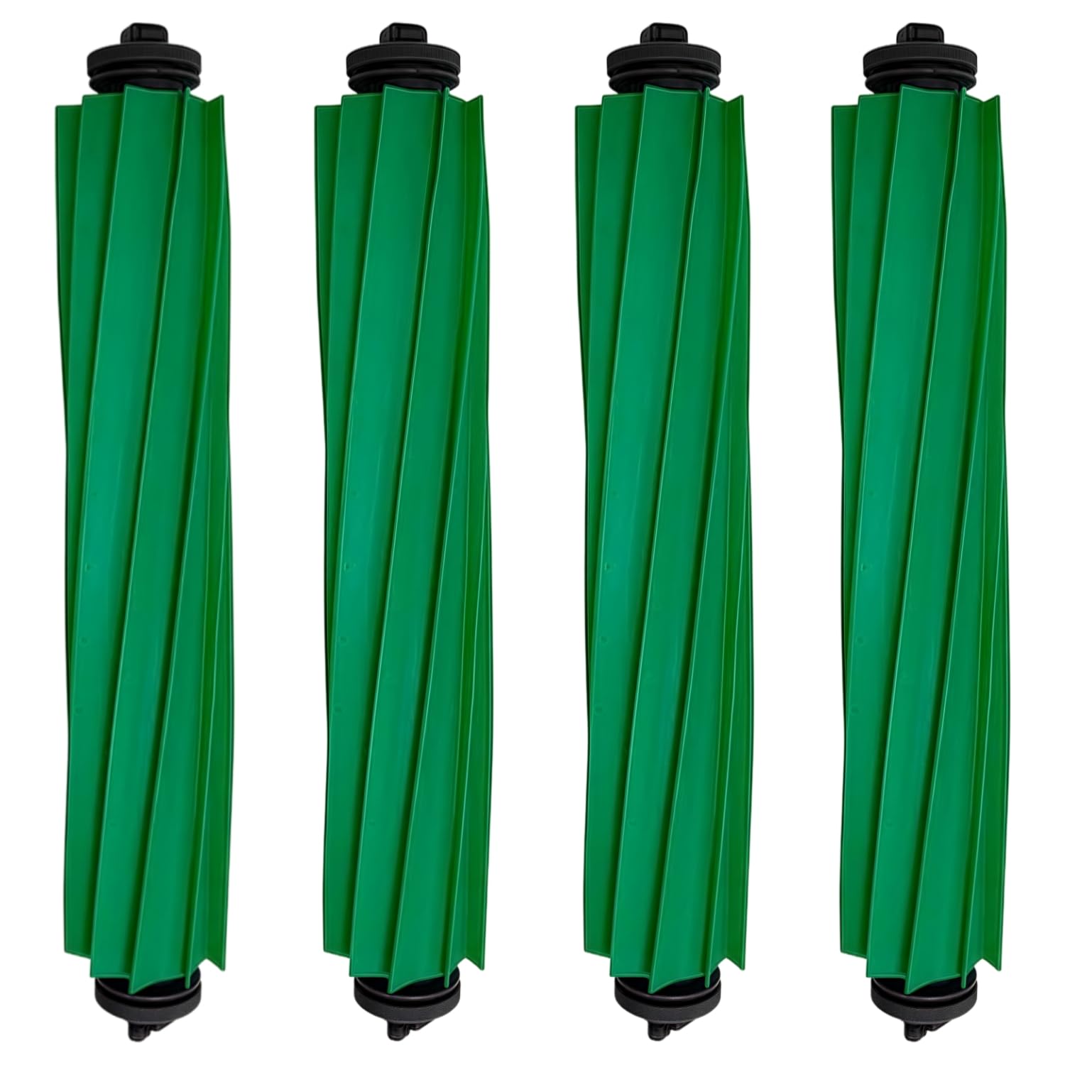 GIB Replacement Parts for iRobot Roomba Plus 505/405 Combo Robot Vacuum Accessories Kits, Multi-Surface Rubber Roller Brushes, 4 Pack