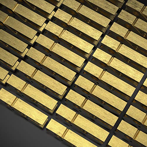50pcs Mini Gold Wooden Clothespins 3.5cm with Jute Twine for Photo Display