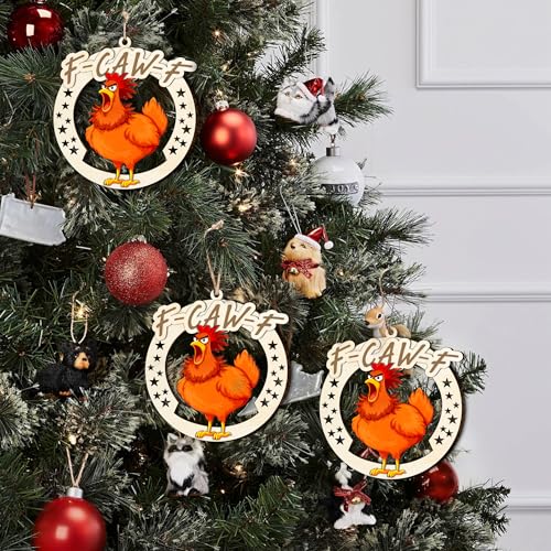 Cheeky Animal Christmas Ornament - Fun Holiday Decor for Pet Lovers