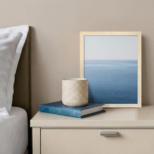LaVie Home 8.5x11 Picture Frame - Classic Oak Frame with HD Plexiglas for Vertical/Horizontal Display