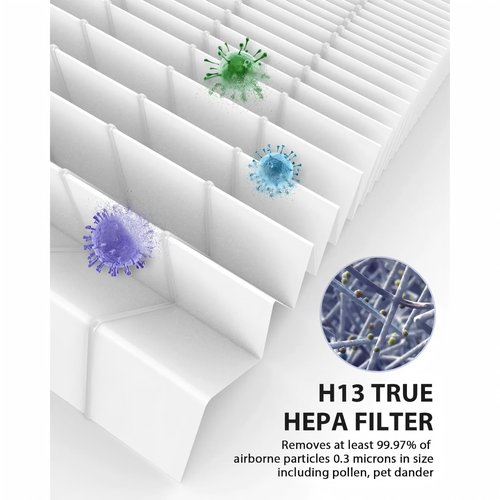 AirClean SF-HA 50 Replacement Filter for Miele Complete C2/C3 Compact C1/C2 S4 S5 S6 S8 Vacuum Cleaners, Compare to HEPA AirClean SF-AA 50,SF-AAC 50