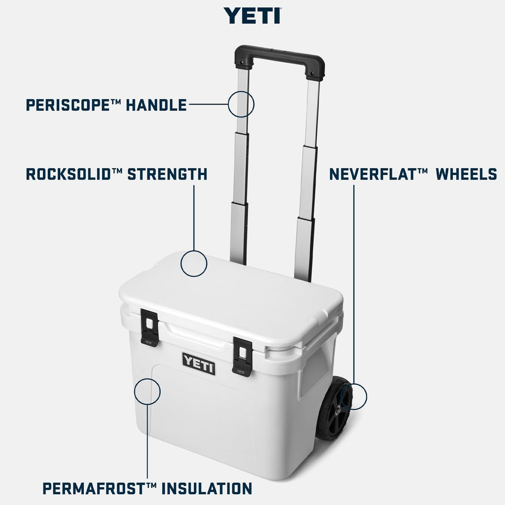 YETI Roadie 32 Cooler - Durable Wheeled Design for Easy Transport | Ideal for Outdoor Adventures