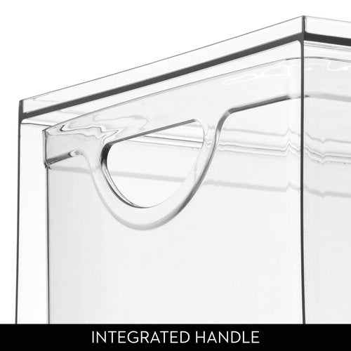 iDesign Clear Plastic Storage Drawer, Stackable Organizer for Bathroom Counter, Vanity, or Under-Sink